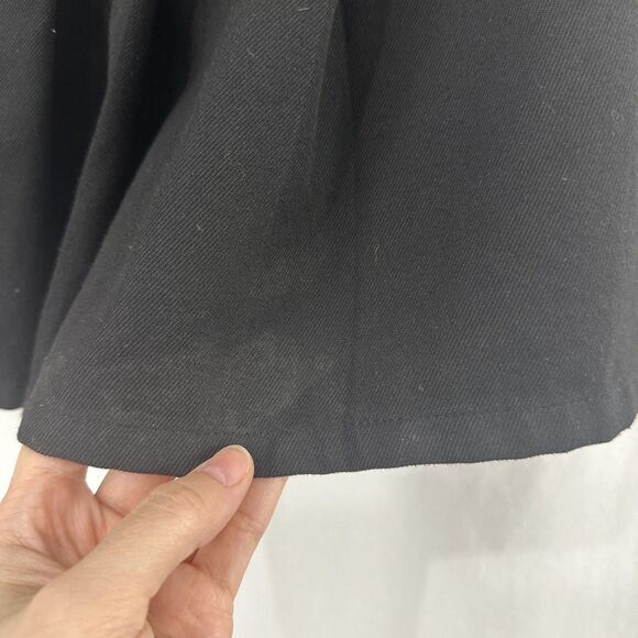 Hot Topic Corset Lace Up Pleated Black Mini Skirt Size XL Kawaii Punk Emo - Picture 9 of 9